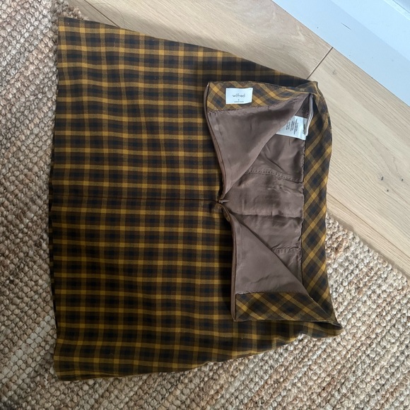 Wilfred Plaid Mini Skirt (6) - Picture 3 of 7